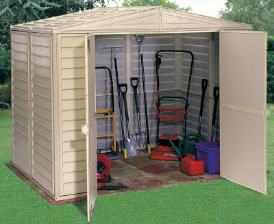 Duramax Duramate Plastic Clad Vinyl Shed
